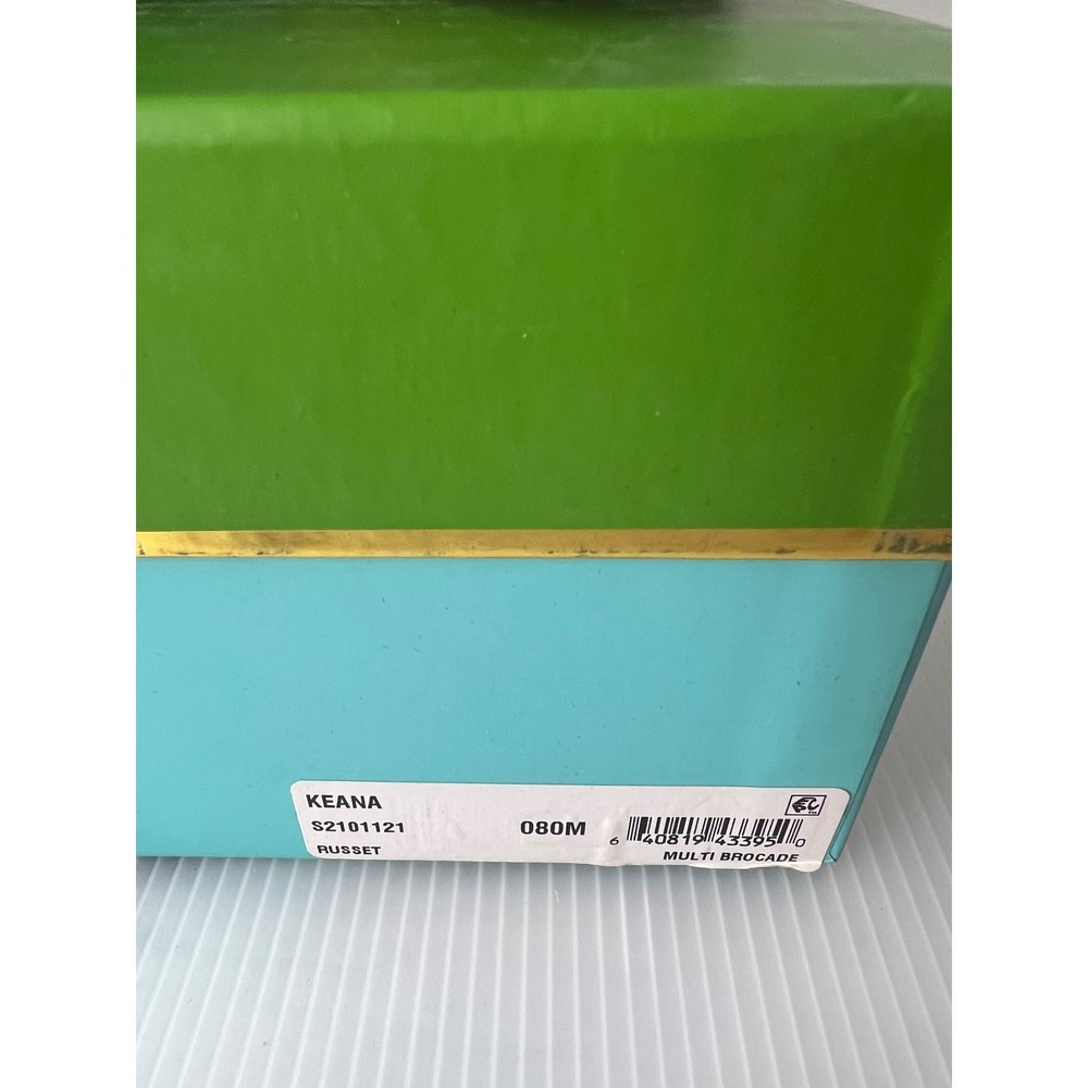 Kate Spade New York Keana‎ Brocade Pointed Toe Flats with Velvet Bow Black - Picture 11 of 12